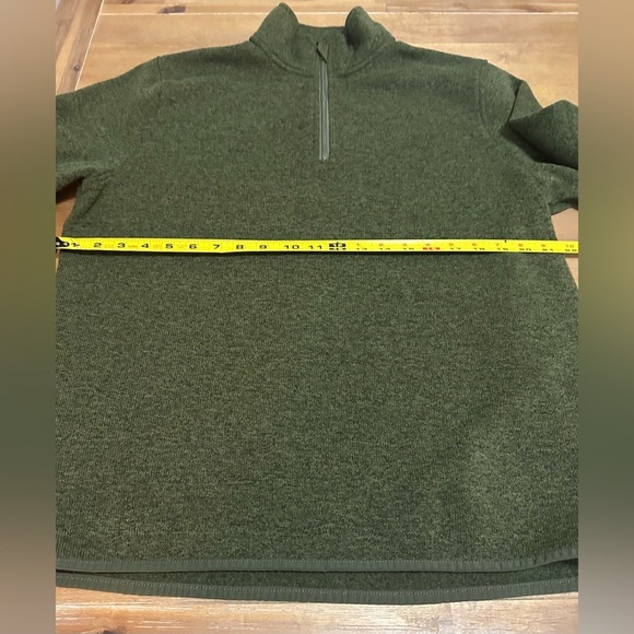 J Crew Men's Green Half-Zip Sweater Large - Picture 4 of 7